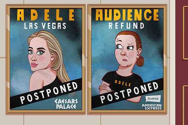Keine Show: Einem Adele-Fan blieben 4.100 Pfund aus der Tasche, nachdem die Sängerin ihre Konzerte in Las Vegas abgesagt hatte