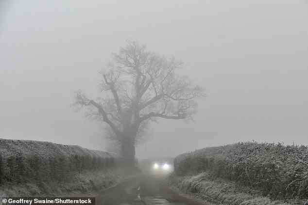 Gefrierender Nebel hat heute Morgen im Süden Großbritanniens zu Störungen geführt, da Flüge gestrichen, Wetterwarnungen herausgegeben und tückische Fahrbedingungen zur Hauptverkehrszeit verursacht wurden