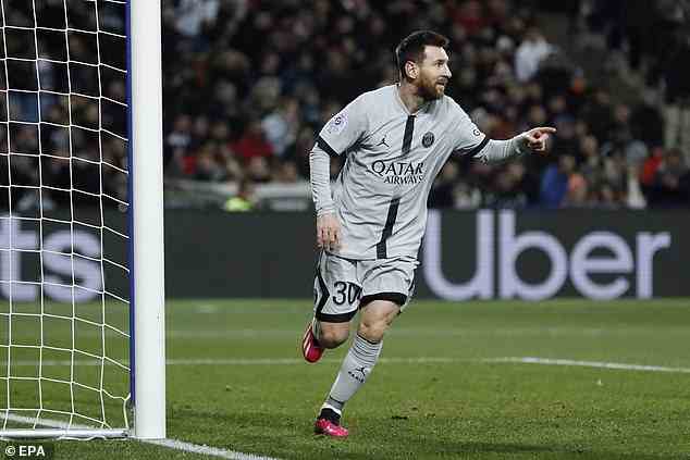 Lionel Messi traf, als Paris Saint-Germain in der zweiten Halbzeit den Job erledigte