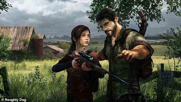 Die Serie basiert auf einem gleichnamigen Videospiel, das im Großen und Ganzen die gleiche Handlung hat.  Oben abgebildet: Ellie und Joel im Videospiel