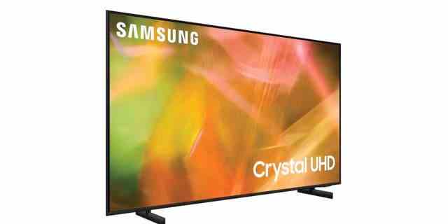 Display des Samsung Class Crystal 4K UHD Fernsehers.