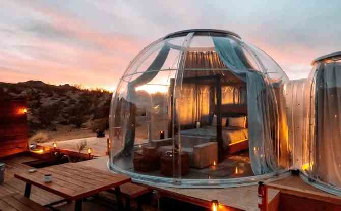 JTHAVN Remote Desert Bubble Dome in Joshua Tree, Kalifornien Airbnb