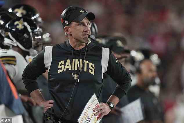 Saints-Trainer Dennis Allen gab Carr 2014 seine ersten vier Karrierestarts als NFL-Quarterback