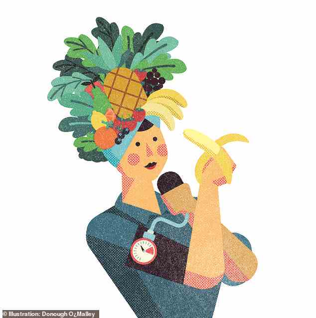 Versuchen Sie, jeden Tag kaliumreiche Nahrung zu sich zu nehmen.  Gute Quellen sind Bananen, Avocados, fermentierte Milchprodukte, Kartoffeln, Thunfisch (aber nicht in Salzlake eingelegt) und Hülsenfrüchte