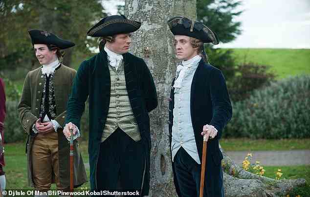 One to watch: James starred with Tom Felton in Belle a 2013 period drama film