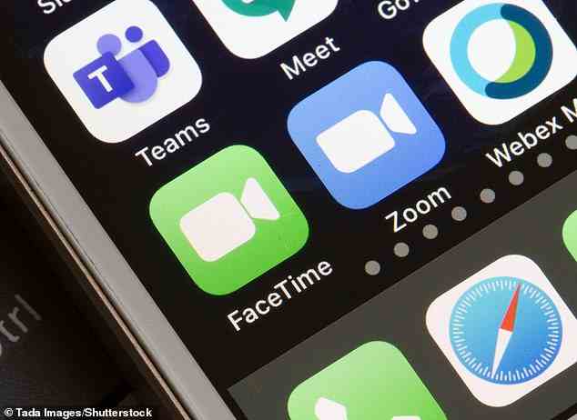 Facetime, Apples eigene Video-Chat-Plattform für iPhones, ermöglicht es Benutzern, auf Knopfdruck mit ihren Lieben in Kontakt zu bleiben (Dateifoto)