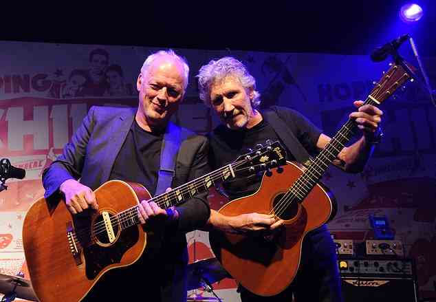 Die ehemaligen Pink-Floyd-Bandkollegen David Gilmour (links) und Roger Waters (rechts) waren online im Streit