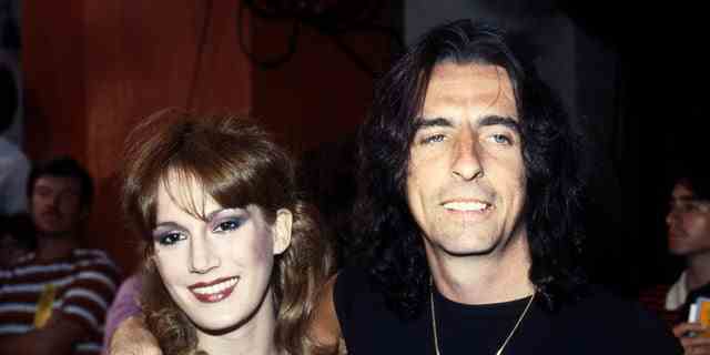 Alice Cooper and wife Sheryl Goddard quickly became an item after meeting in the early '70s.