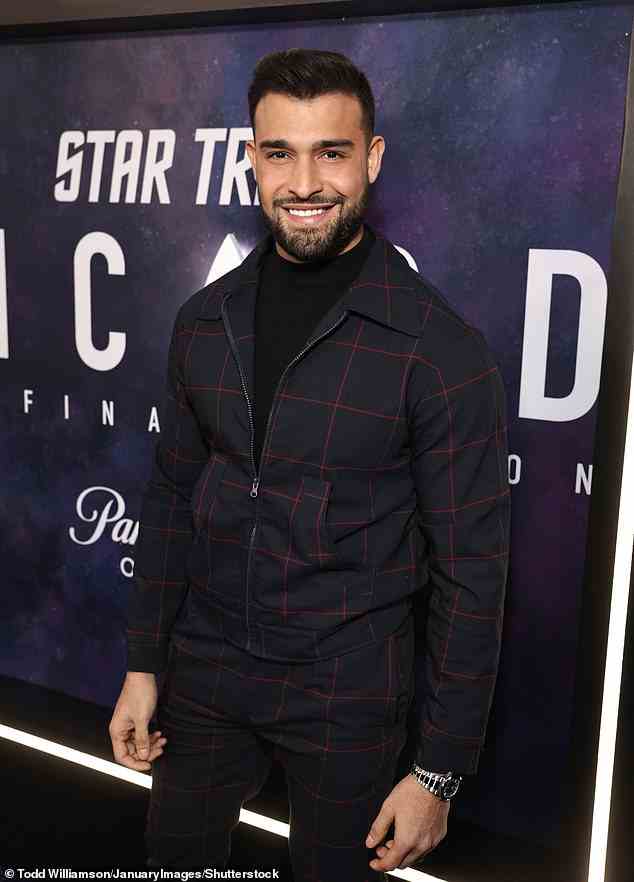 Out and about: Spears' husband Sam Asghari, 28, was snapped in LA at the Star Trek: Picard debut