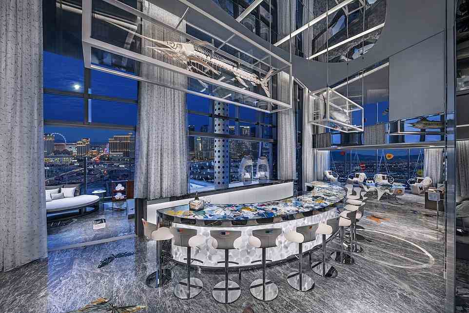 When it comes to luxury accommodations, the Palms Casino Resort's Empathy Suite in Las Vegas takes things to another level