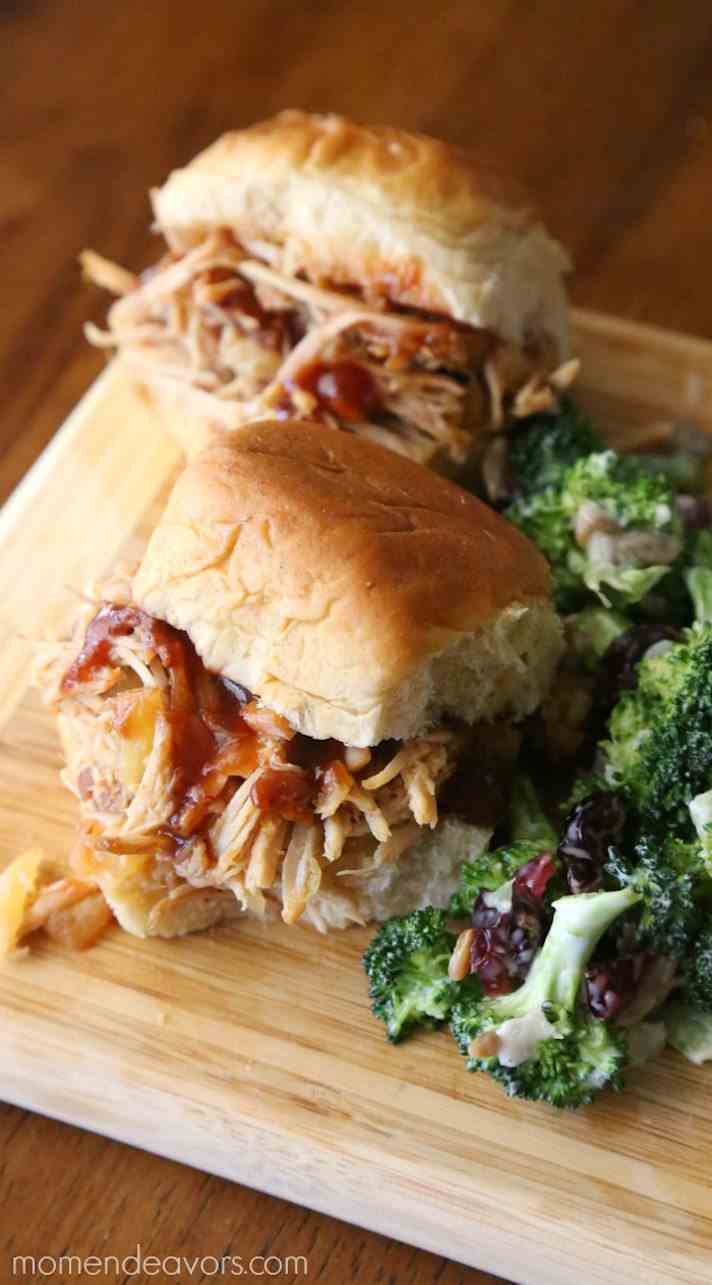 STYLECASTER | 17 Superbowl Snacks You Can Make In a Slow-Cooker | Hawaiian Pulled Pork Sliders