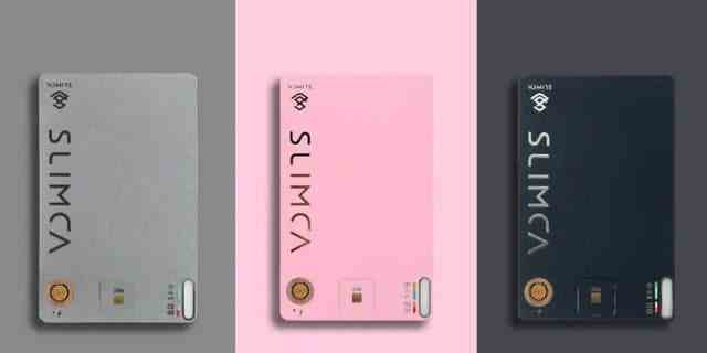 Das Aufnahmegerät Slimca ist in verschiedenen Farben wie Silber, Pink und Schwarz erhältlich.