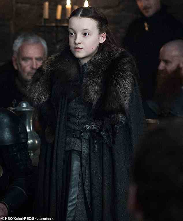 Früher: Ramsey Die Schauspielerin wurde berühmt als die junge, unverblümte Adlige Lyanna Mormont in Game Of Thrones (im Bild)