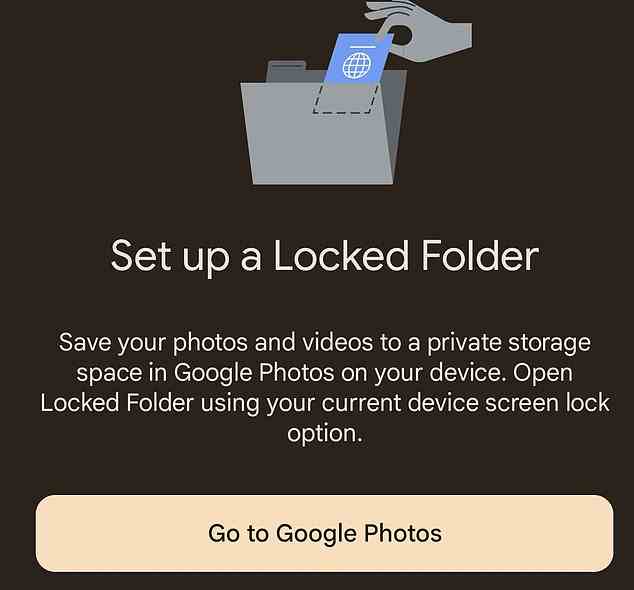 Mit dem Google Pixel können Sie Fotos vor neugierigen Blicken schützen