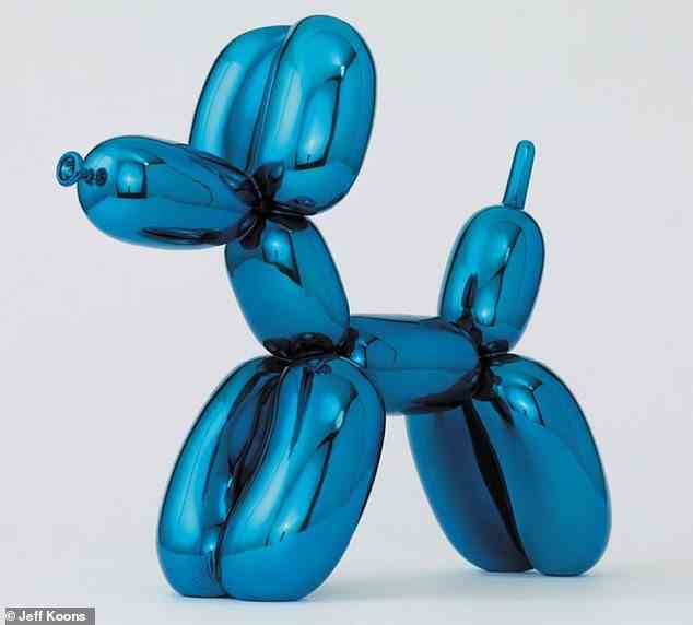 Koons Balloon dog (Blue) is made of porcelain and a limited edition piece