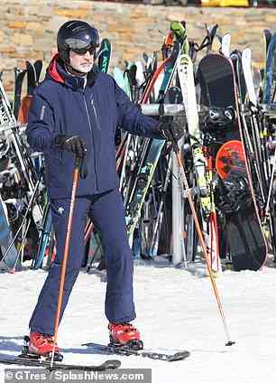 König Felipe Skifahren