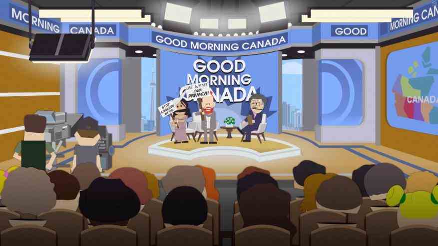 Darstellung von Prinz Harry und Meghan Markle in South Park.