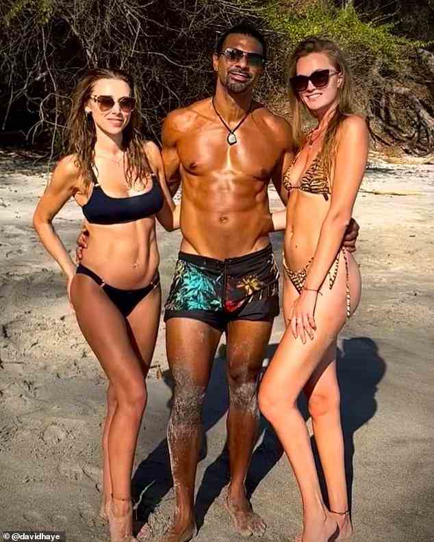 It comes after David Haye, 42, appeared to confirm he's in a 'throuple' with Una , 41, and Sian Osborne, 31, as he sent them Valentine's Day messages earlier this month