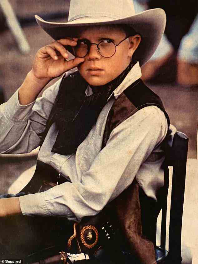The character has been played by a number of blond child stars since it was created (pictured, Conrad in the iconic role)