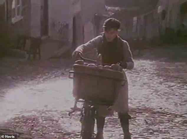 The Hovis advert was shot on Gold Hill in Shaftebury in Dorset and poor Mr Barlow had to drag the bike up the hill more than 20 times during filming