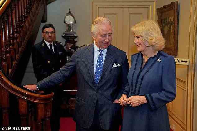 King Charles III joined his wife Queen Consort Camilla on Thursday for the second anniversary celebration of her Reading Room