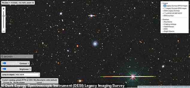 Faszinierend: Dank der zehnten Datenveröffentlichung des Dark Energy Spectroscopic Instrument (DESI) Legacy Imaging Survey (im Bild) weist das ehrgeizige Projekt zur Kartierung des riesigen Nachthimmels über unseren Köpfen nun mehr als eine Milliarde Galaxien auf