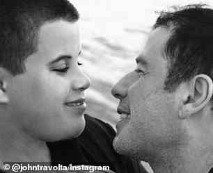 The family faced tragedy in January 2009, when Jett (seen with his dad before his death) died at age 16