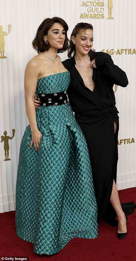 Simona Tabasco and Beatrice Granno. Beatrice is wearing Valentino with Tiffany & Co jewels