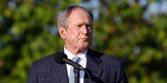 Präsident George W. Bush nutzte die militärische Gewaltanwendungsermächtigung von 2002, um 2003 in den Irak einzumarschieren.