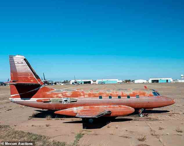 Neuer Besitzer: Der Privatjet von Elvis Presley hat einen neuen Besitzer, nachdem das Flugzeug rund 40 Jahre lang in der Wüste von New Mexico, New Roswell, geparkt war