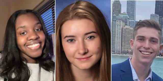Die Michigan State University identifizierte die drei Opfer als Arielle Anderson, eine Studentin aus Grosse Pointe;  Brian Fraser, ein Student im zweiten Jahr, ebenfalls aus Grosse Point;  und Alexandria Verner, eine Juniorin aus Clawson. 