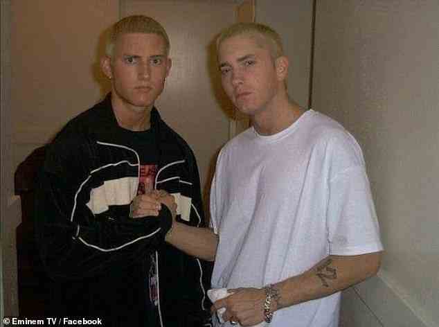 Tragisch: Eminems ehemaliges Stuntdouble Ryan Shepard (links) ist im Alter von 40 Jahren gestorben, nachdem er von einem Pickup-Truck angefahren worden war (im Bild mit Eminem, rechts, in den frühen 2000er Jahren)