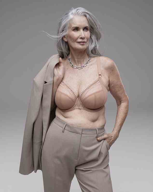 Nickola Griffin, 63, ist eines der fünf Models, die in der neuen BH-Fit-Kampagne von Marks and Spencer vorgestellt werden