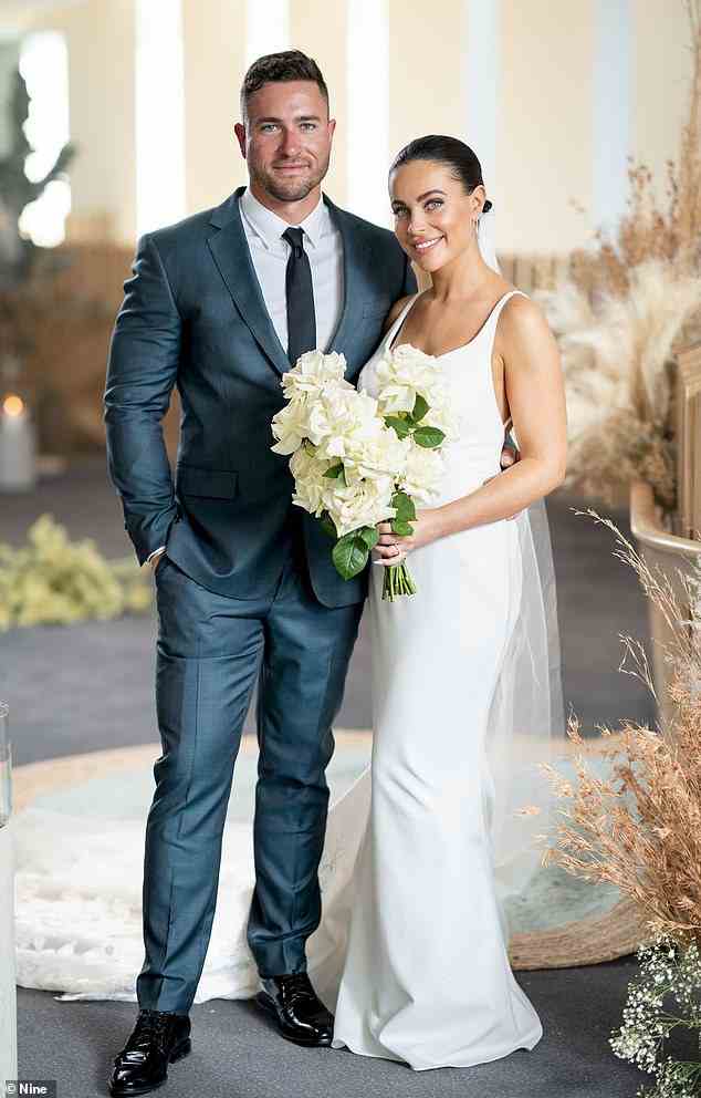 Harrison Boon heiratete Bronte Schofield (im Bild) in der Reality-Show „Married At First Sight“ von Channel Nine