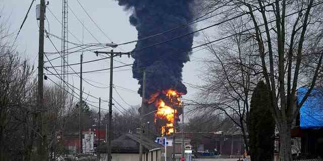 Ein mit giftigen Chemikalien beladener Zug aus Norfolk Southern ging am 3. Februar von den Schienen und verursachte ein Feuer, das mehrere Wagen beschädigte und eine Untersuchung durch die EPA auslöste. 