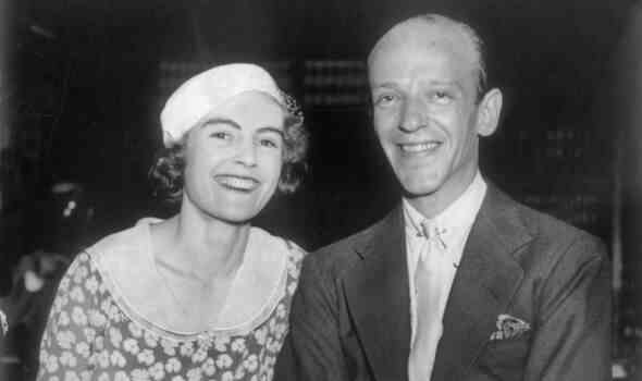 Fred Astaire und seine Frau Phyllis Potter 
