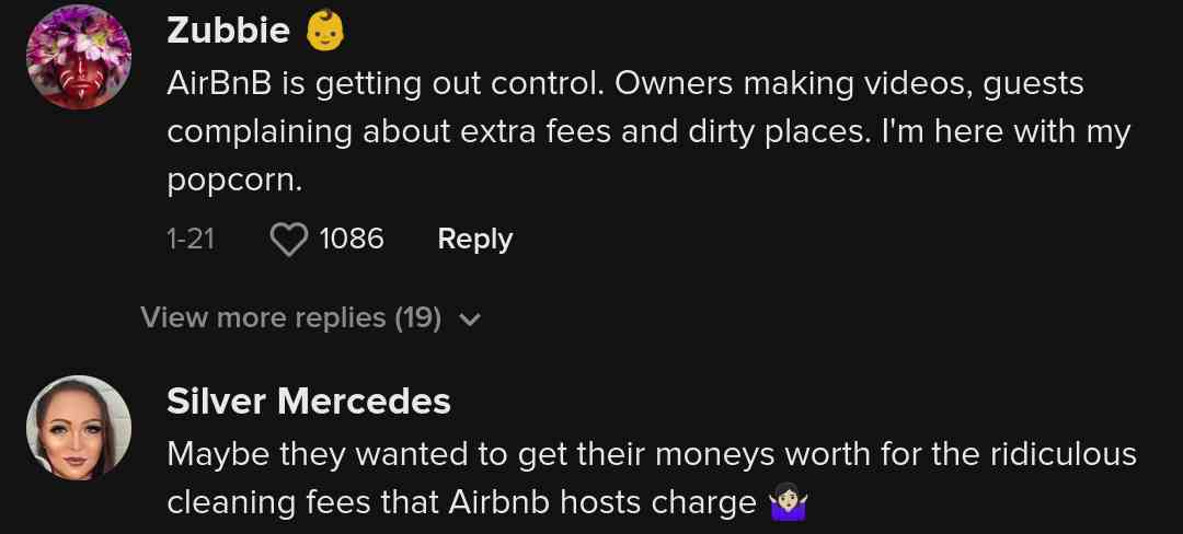 Airbnb-Gäste stehlen Vorräte