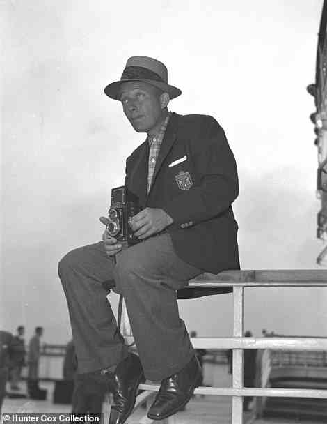 This undated picture shows Harry Lillis Crosby, known to the world as Bing Crosby, on Queen Mary