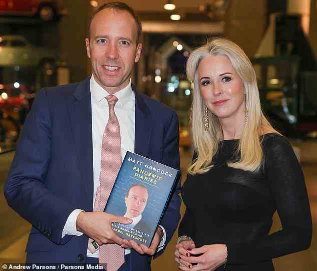 The tranche of more than 100,000 WhatsApps were passed to The Daily Telegraph by the journalist Isabel Oakeshott (right), who was given the material by Matt Hancock (left) when they were working together on his book Pandemic Diaries