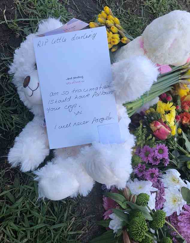 A note left at the scene expressed regret at not following the sound of crying after the find