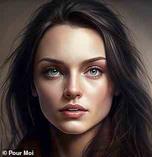 Dieses Bild einer schönen ukrainischen Frau wurde von KI generiert