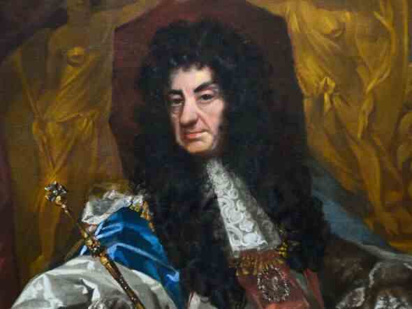 Charles II übernahm das Kommando, als Samuel Pepys die Schwere des Feuers betonte