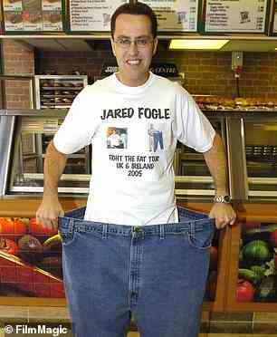 Jared, now 45, originally from Indianapolis, Indiana, was hired as the sandwich chain's spokesperson in 2000, after he credited eating its food with helping him to lose 245 pounds