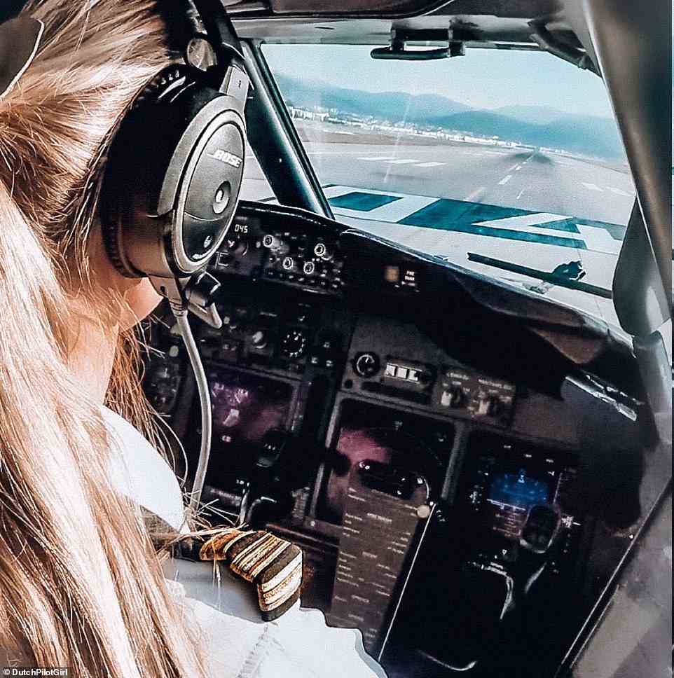 Als MailOnline Travel Michelle fragte, was ihr Lieblingsteil des Fluges als Pilotin war, war die Antwort kurz und bündig: „Die Landungen!“