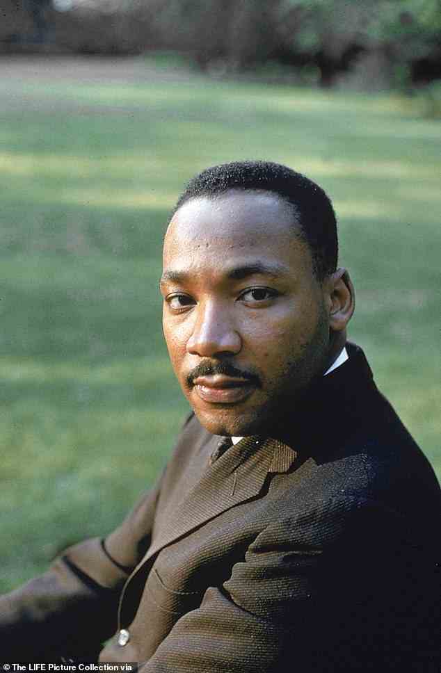 Inspiration: Seine Ode an einen der prominentesten Führer der US-Bürgerrechtsbewegung kommt nicht überraschend, da Lewis zuvor seinen Respekt für die verstorbene Persönlichkeit des öffentlichen Lebens zum Ausdruck gebracht hat (im Bild Martin Luther King).