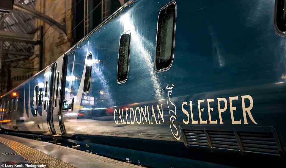 The Caledonian Sleeper is an absolute whopper – 16 carriages in total, the same as a Eurostar