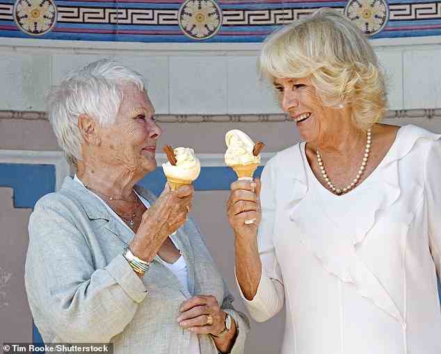 Judi Dench and Camilla have met on several occasions and enjoyed an ice cream while Camilla visited the Isle of Wight