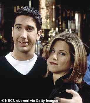 David Schwimmer starred as Ross Geller and Rachel Green was played by Jennifer Aniston in Friends