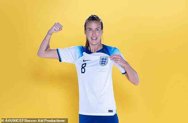 Jill Scott wird die erste weibliche Kapitänin der englischen Mannschaft in der Geschichte von Soccer Aid