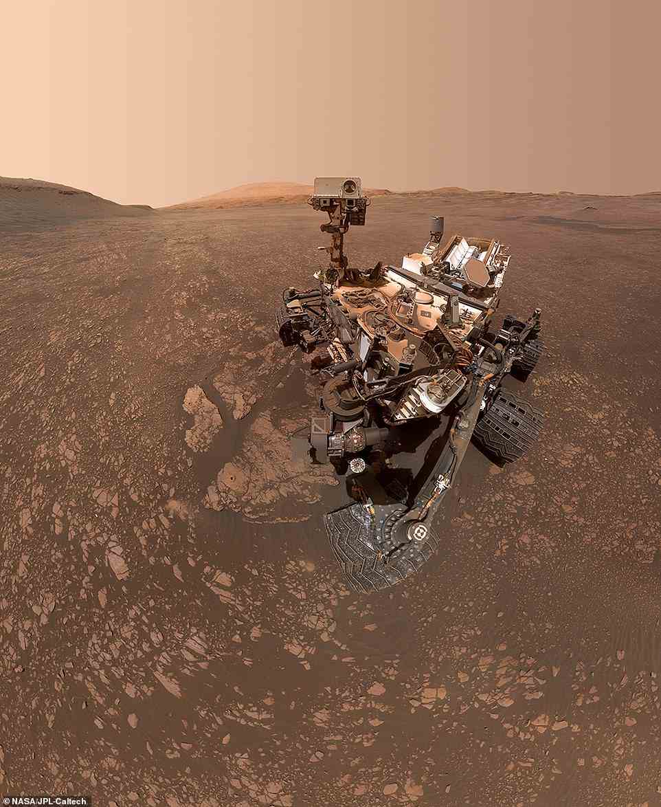 Meilenstein-Moment: Letzten August war es 10 Jahre her, seit der NASA-Rover Curiosity (im Bild) auf dem Roten Planeten gelandet ist